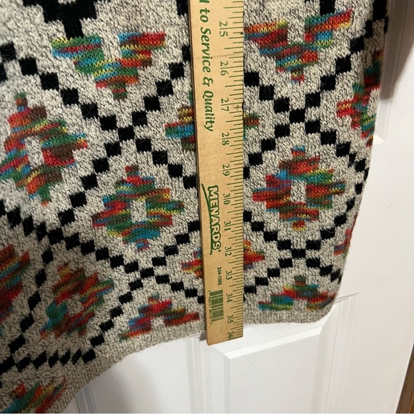 NWOT Aztec Print by Debut Long Cardigan/Duster Size Medium - Picture 7 of 8